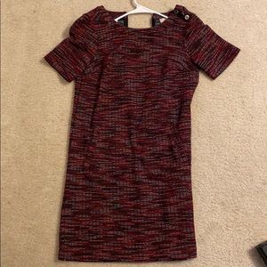 Lightweight wool shift dress